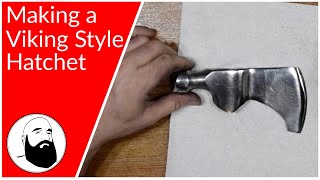 How to Make a Bearded Hatchet from a Carpenters Axe 🪓