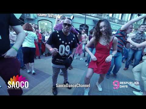 Yoannis Tamayo & Elizaveta Carracedo Salsa Dancing in Soborny @ Open Air of Respublika Days 05.05.19