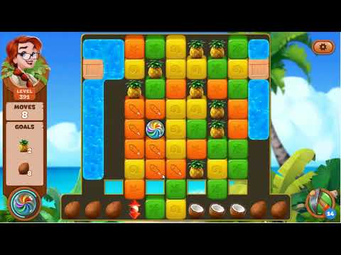 Lost Island Blast Adventure Level 391 - No Boosters