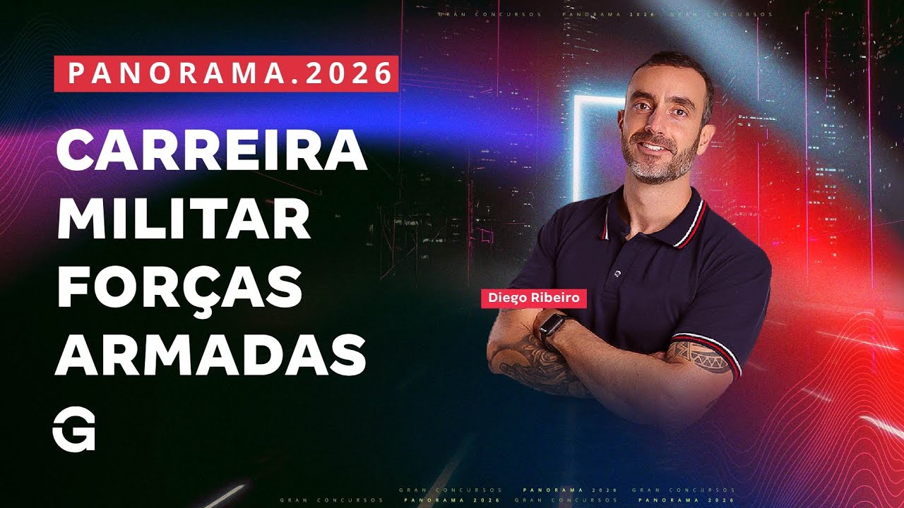 Panorama dos Concursos 2026 | Carreira Militar: Forças Armadas com iniciais de até R$ 9 mil