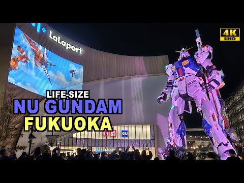 RX-93ff Nu Gundam Statue @ Fukuoka