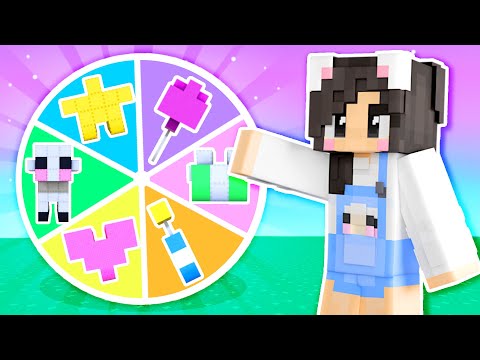💜Wheel Spin Decides My BIRTHDAY Cake In Minecraft!