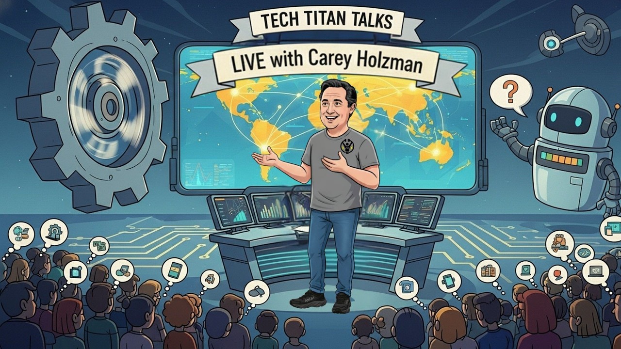 Tech Titan Talks - LIVE with Carey Holzman