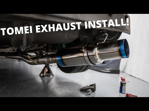 Evo Build | Ep. 5 (How to Install Tomei Titanium Exhaust on a Evo & Review!)