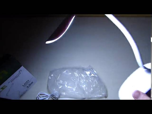Vídeo relacionado con iFalarila - Lámpara de escritorio regulable con 160 ledes, cuello de cisne flexible, varilla metálica, abrazadera en C, clip, oficina en casa, leer, trabajar, dibujar, manicura, coser, rompecabezas