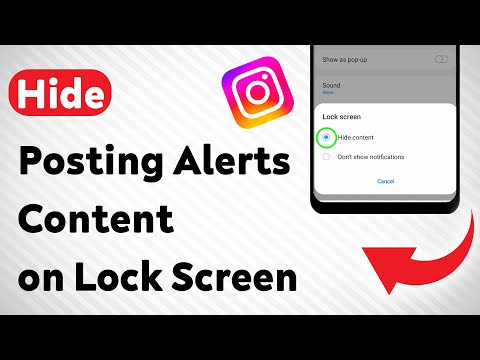 How To Hide Instagram Posting Notification Content on Lock Screen (Updated)