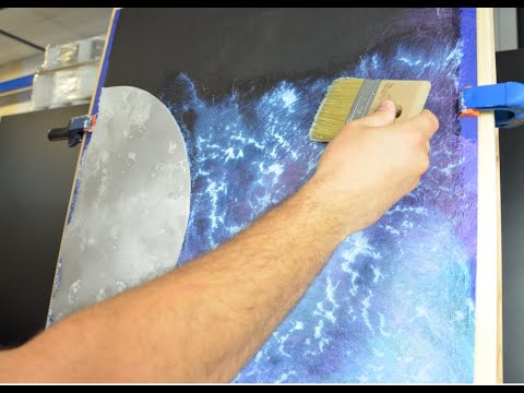 Efekty dekoracyjne pod lupą #1 - efekt kosmosu [piasek i beton dekoracyjny]