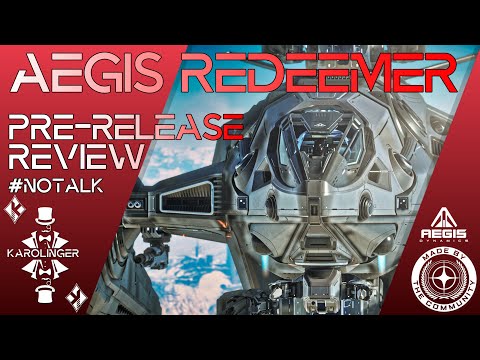 Star Citizen Preview [4K] Aegis Redeemer Gunship Pre-Release Review | Gameplay | New Clouds | NoTalk