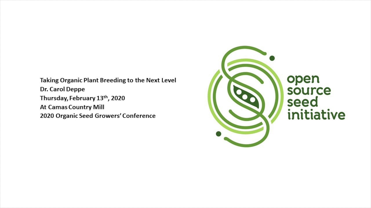 Taking Organic Plant Breeding to the Next Level