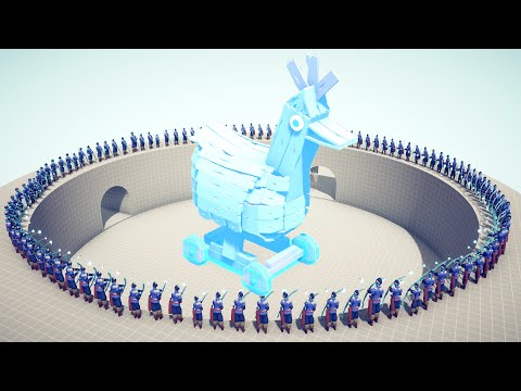 100x ICE ARCHERS vs HIDDEN UNIT - Totally Accurate Battle Simulator TABS