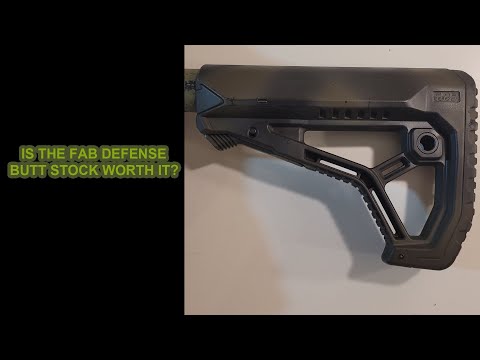 FAB Defense Israel Butt Stock, Review.