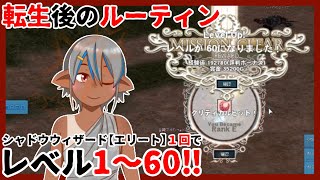 【マビノギ】転生後のレベル上げ無難なルーティン！【影ミッション】