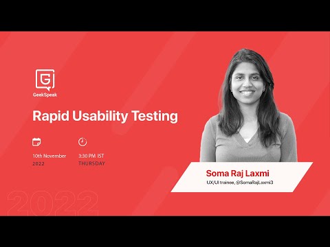 Rapid Usability Testing