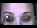 Chocolate Brown Glittery Smokey Eye