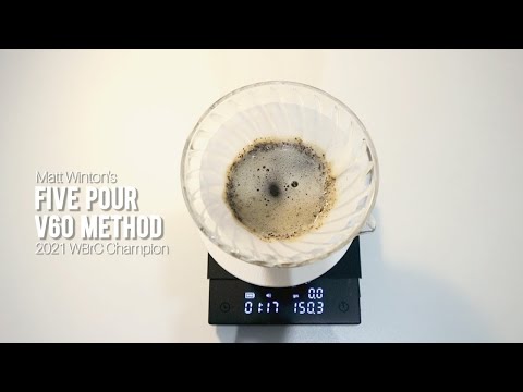 Simple & Precise 5-Pour V60 Method from 2021 World Brewers Cup Champion - Matt Winton