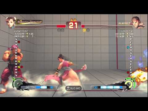 vivitan1022 (Chun-Li) vs. GOLDchan (Ryu) SSF4:AE 2012