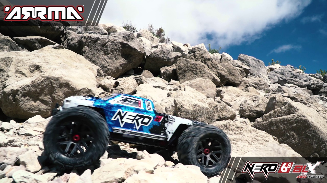 RC auto Granite Mega, červeno-černá