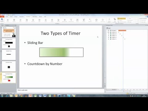 How To... Add a Timer to a PowerPoint 2010 Presentation