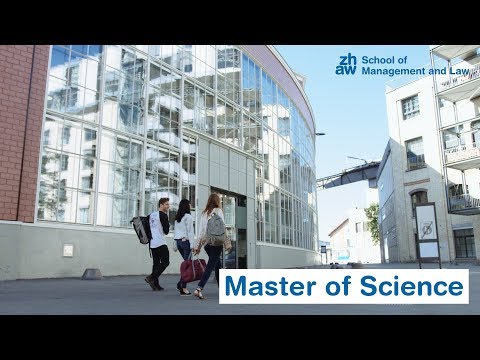 Master of Science @ ZHAW School of Management and Law