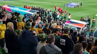 Australian National Anthem at the FIFA Women&#39;s World Cup in Naarm (Melbourne) vs Canada