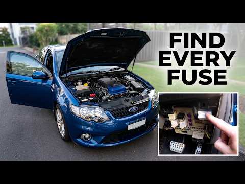 Ford Falcon Fusebox & OBD2 Port Locations in Seconds!