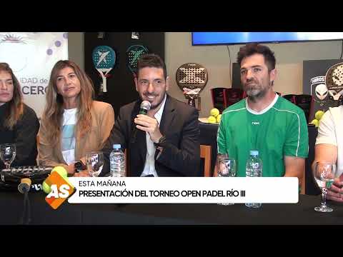 Presentación del torneo Open Padel Río Tercero