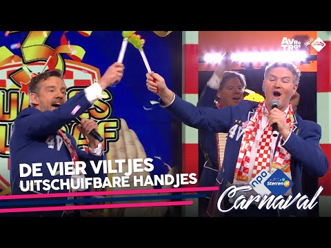 De vier viltjes - Uitschuifbare handjes // Sterren NL Carnaval