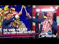 De vier viltjes - Uitschuifbare handjes // Sterren NL Carnaval