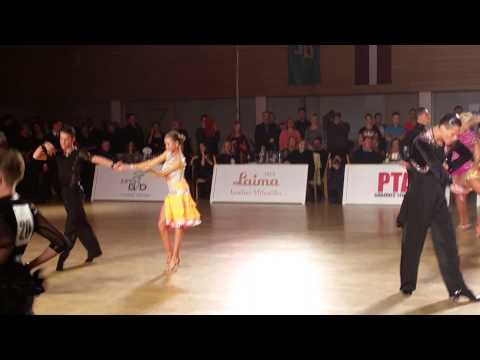 Latvian Championship LA Youth 21.02.2015. final.rumba. Rebecca Cherepanova & Dima