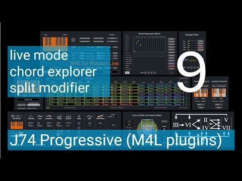 J74 Progressive - A toolset for Chord Progression and Harmonic Editing (Tutorial 9)