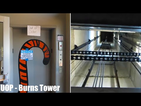 EPIC Old Bolin Traction Elevator @ Burns Tower, UOP, Stockton, CA