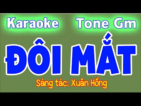 Karaoke Đôi mắt (Tone nam)
