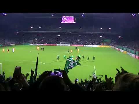 Werder Bremen : Hoffenheim 1:0 DFB-Pokal (25.10.2017)