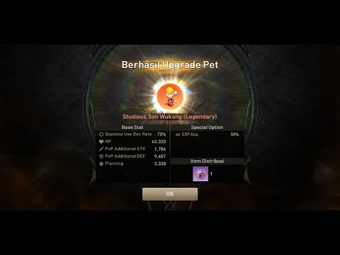 Hoki Parah!!! Upgrade Pet Dapat Legendary! CP Meledak - Blade and Soul Revolution