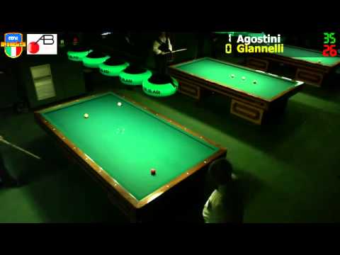 Agostini vs Giannelli - 2ª Prova BTF 2014/2015 ASD Biliardi Altavilla - 31Gennaio/1Febbraio 2015
