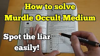 How to solve Murdle Occult Medium puzzle books 🔎🔎