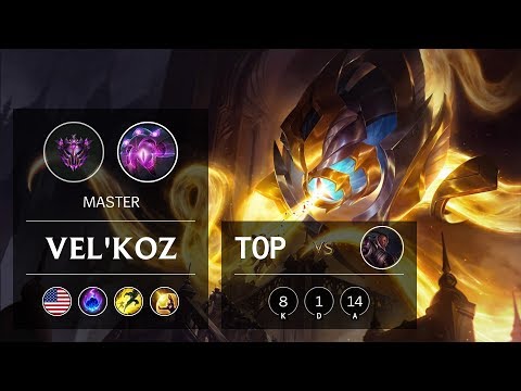 Vel'Koz Top vs Lucian - NA Master Patch 9.21