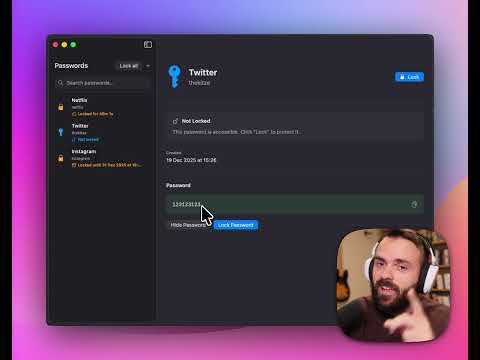 Introducing PassLock - lock passwords to addictive websites