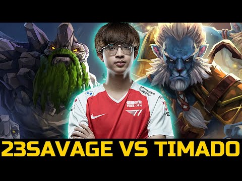 SEA VS NA CARRIES BATTLE - 23SAVAGE VS TIMADO DOTA 2