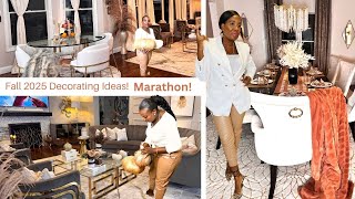 2025 FALL DECORATING IDEAS !! MARATHON / How to Decorate for Fall