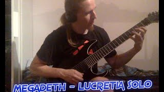 Megadeth - Lucretia solo cover