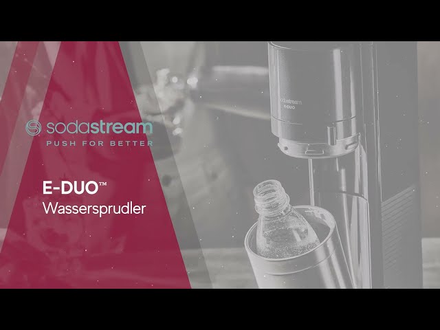 Sodastream E-DUO black Appareil à gazéifier l'eau avec bouteille acheter