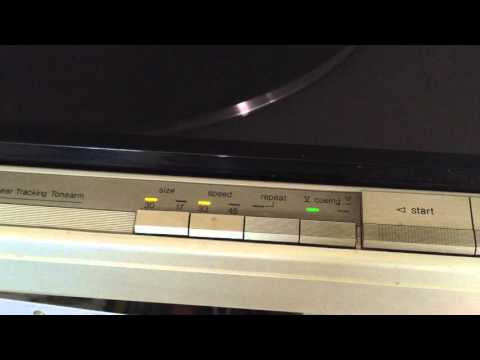 Demonstration of Technics SL-L1 Direct Drive Turntable