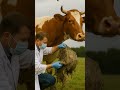Hornet Nest Found On Cow Vet To The Rescue