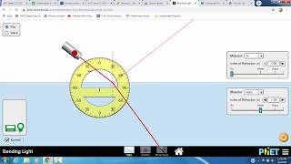 PHET Refraction Prelab