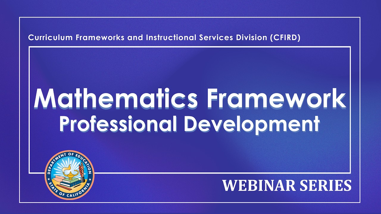 Mathematics Framework Professional Development Programs Silicon Valley Initiative (Feb. 10, 2026)