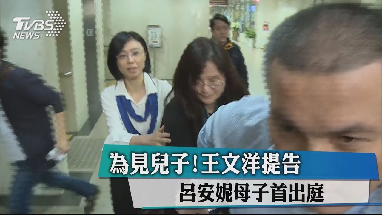 為見兒子！王文洋提告　呂安妮母子首出庭