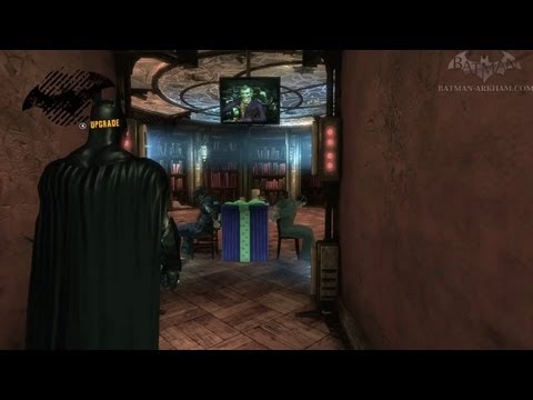 Batman: Arkham Asylum Walkthrough Part 25 - Hostages in the Library