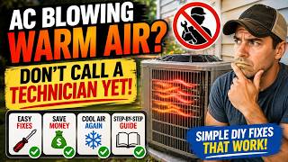 AC Blowing Warm Air? Don't Call a Technician Yet