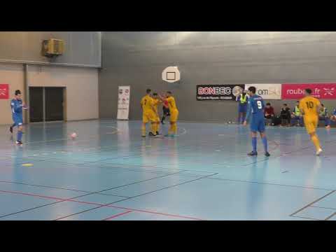 Abdenour Essadiki 1-0 // ROUBAIX AFS - VILLENEUVE D'ASCQ FUTSAL // FUTSAL REGIONAL 1